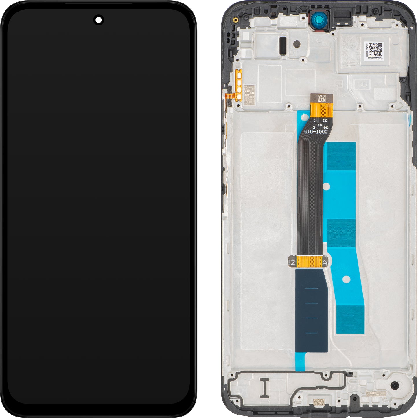 Xiaomi Redmi 15 5G Touchscreen Display, with Frame, Black, Swap 56002500O1900