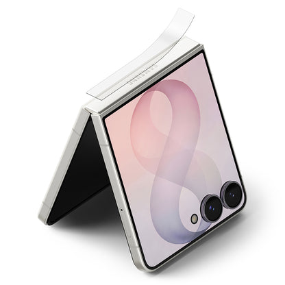 Ringke Dual Easy Hinge Screen Protector for Samsung Galaxy Z Flip8 F776, Plastic, Set of 2 pieces