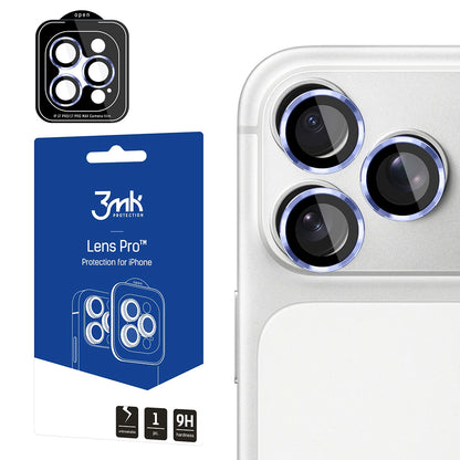 3MK Protection Pro Rear Camera Protective Film for Apple iPhone 18 Pro / 18 Pro Max, Tempered Glass, Blue