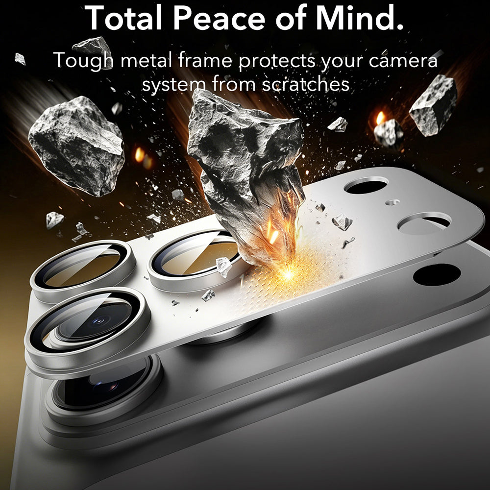 ESR Armorite Pro Rear Camera Protective Film for Apple iPhone 18 Pro Max, Tempered Glass, Silver