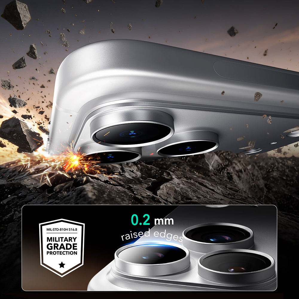 ESR Armorite Pro Rear Camera Protective Film for Apple iPhone 18 Pro Max, Tempered Glass, Silver