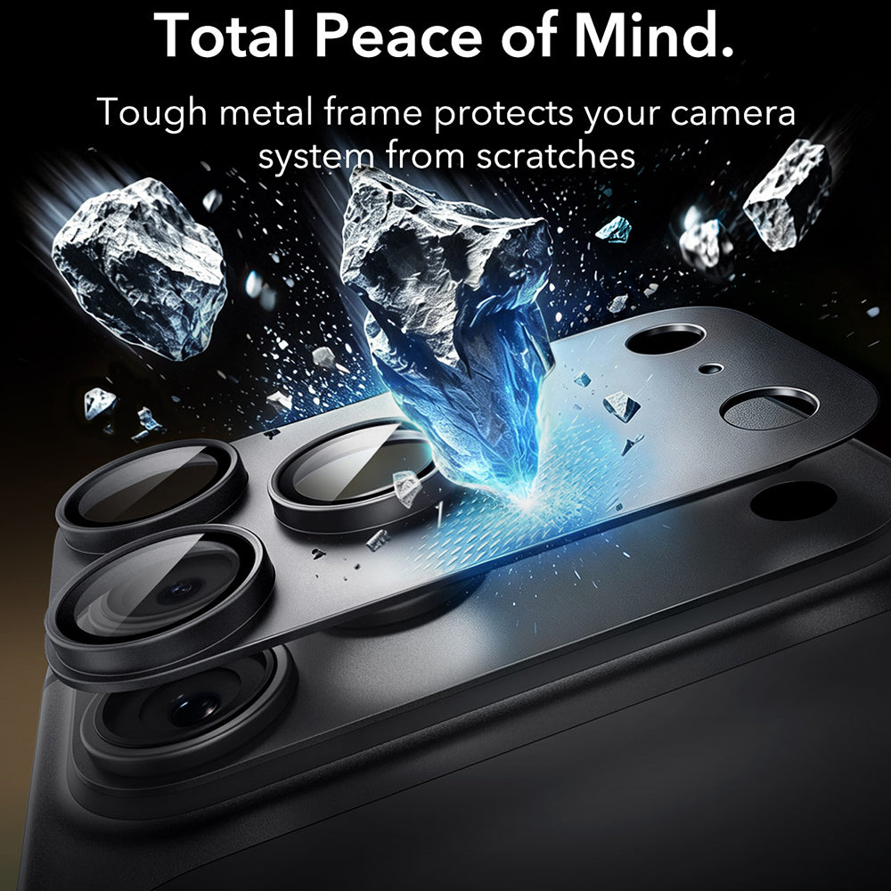ESR Armorite Pro Rear Camera Protective Film for Apple iPhone 18 Pro Max, Tempered Glass, Black