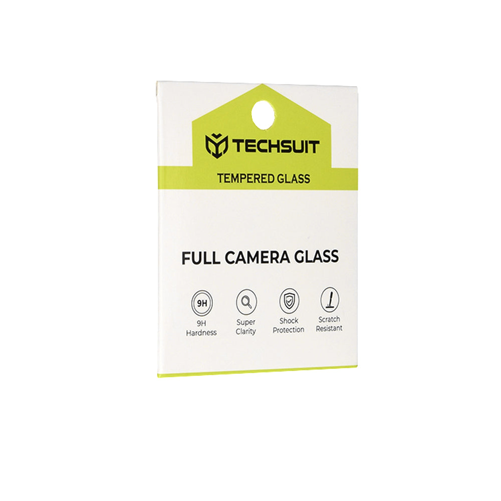 Techsuit Rear Camera Protection Film for Honor 400 Smart 4G / X7d 4G / 400 Smart 5G, Tempered Glass, Black