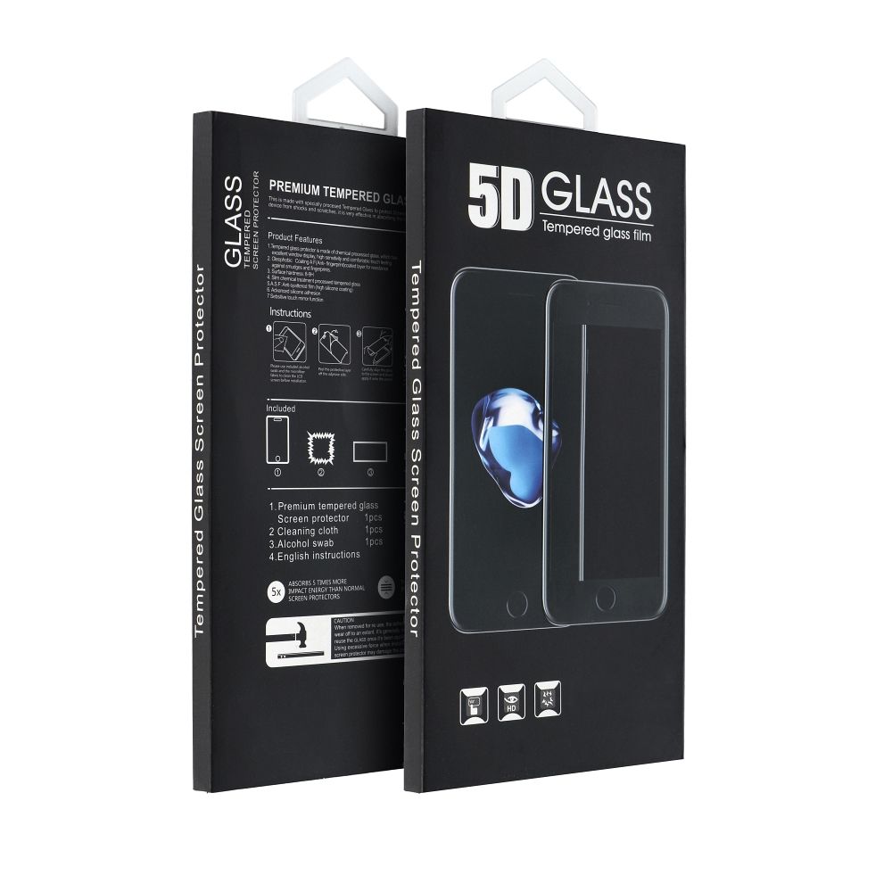 OEM Screen Protector Film for Honor 400 Lite, Tempered Glass, Full Glue, 5D, Black