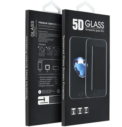 OEM Screen Protector for Samsung Galaxy A27 5G, Tempered Glass, Full Glue, 5D, Black