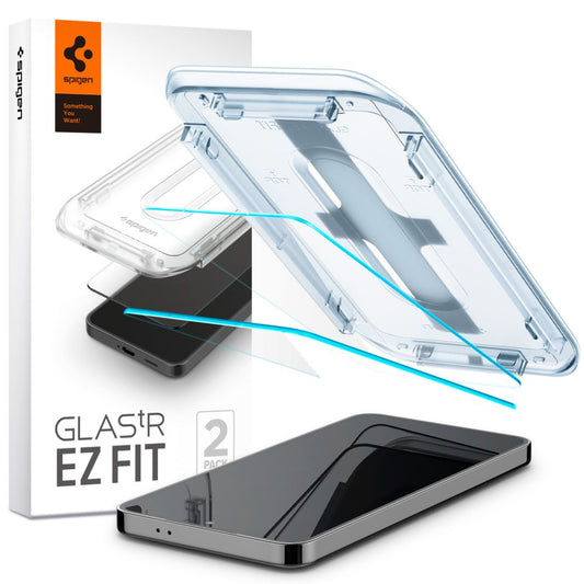 Spigen GlastR EZ FIT Screen Protector for Samsung Galaxy S25+ S936 / S24+ S926, Tempered Glass, Full Glue, Set of 2 pieces AGL07432