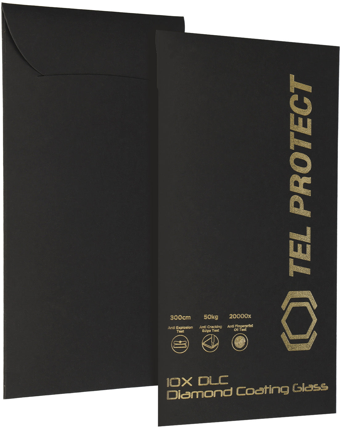 Tel Protect 10X HD DLC Diamond Coating Screen Protector for Apple iPhone 18 Pro Max / 17 Pro Max, Tempered Glass, Full Glue, Black