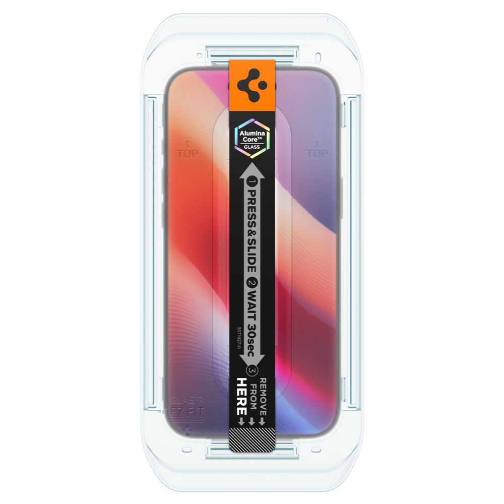Spigen GlastR EZ FIT Privacy Screen Protector for Apple iPhone 17 Air, Tempered Glass, Full Glue, Set of 2 Pieces