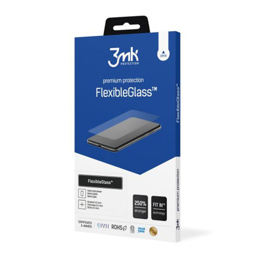 3MK FlexibleGlass Screen Protector for Samsung Galaxy A27 5G, Flexible Glass, Full Glue, Black