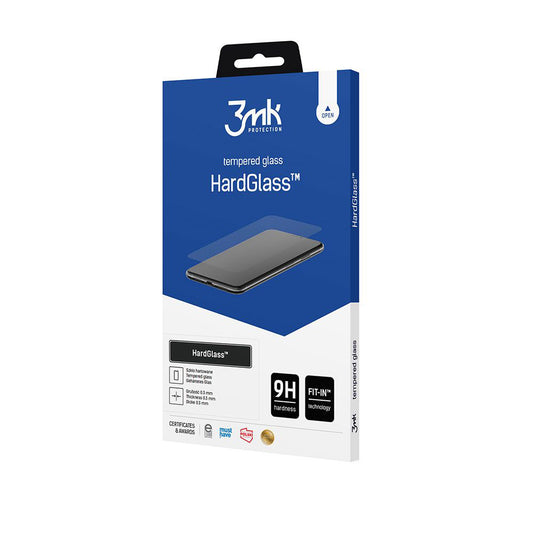3MK HardGlass Screen Protector for Apple iPhone 16 Pro Max, Tempered Glass, Full Glue