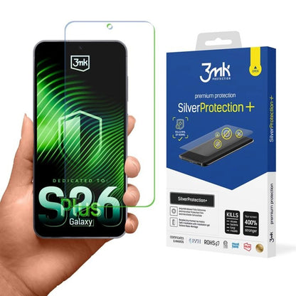 3MK Silver Protect+ Screen Protector for Samsung Galaxy S26 Plus S947, Plastic