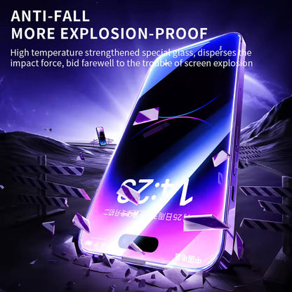 Blueo Anti-Static HD NM Screen Protector for Apple iPhone 18 Pro Max / 17 Pro Max / 16 Pro Max, Tempered Glass, Full Glue, Black