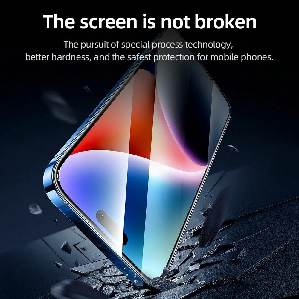Blueo Curved Edge AR Applicator Screen Protector for Apple iPhone 18 Pro / 17 Pro / 17 / 16 Pro, Tempered Glass, Full Glue, 3D, Black
