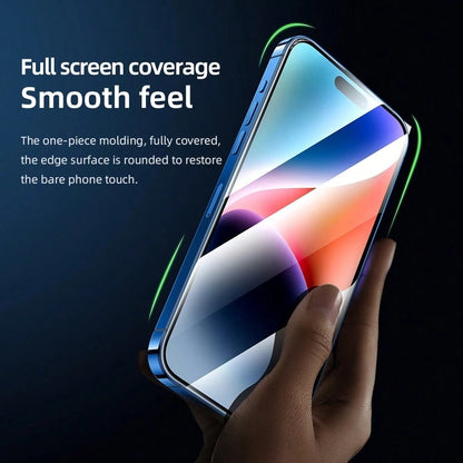 Blueo Curved Edge AR Applicator Screen Protector for Apple iPhone 18 Pro / 17 Pro / 17 / 16 Pro, Tempered Glass, Full Glue, 3D, Black