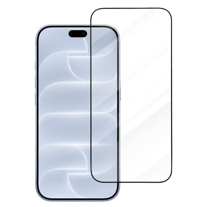Blueo Drop Resistant Screen Protector for Apple iPhone 18 Pro / 17 Pro / 17 / 16 Pro, Tempered Glass, Full Glue, Black