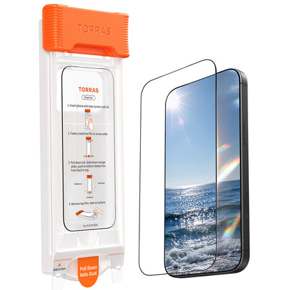 Torras OrigArmor Screen Protector for Apple iPhone 18 Pro / 17 Pro, Tempered Glass, Full Glue