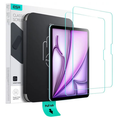 ESR UltraFit Screen Protector for Apple iPad Air 11 (2026) / Air 11 (2025), Tempered Glass, Full Glue, Set of 2 pieces