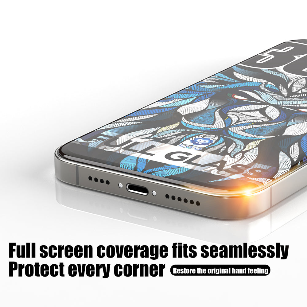 Lito D+ Max 300C Screen Protector for Apple iPhone 14 Pro Max, Tempered Glass, Full Glue