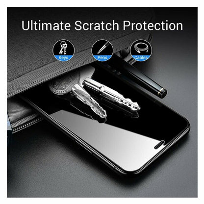 Lito HD Pro Clear Screen Protector for Samsung Galaxy A34 A346, Tempered Glass, Full Glue, Black