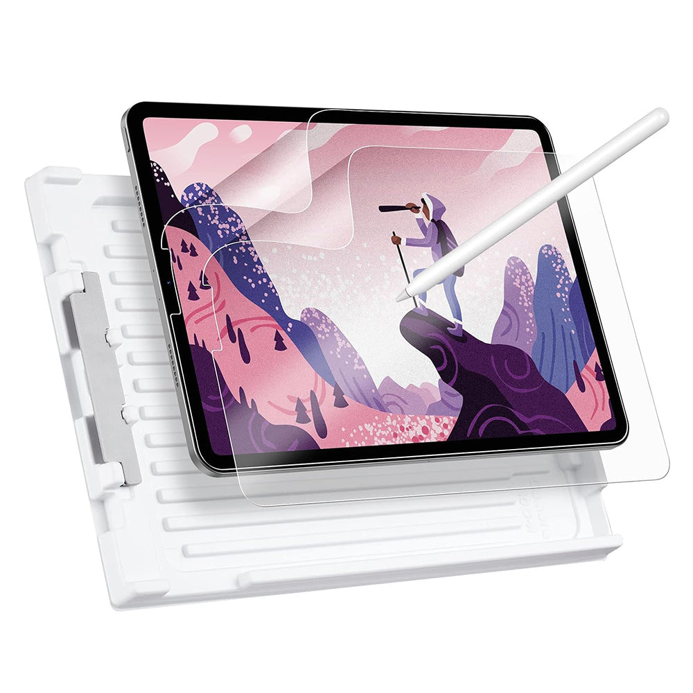 Matte ESR Paper Feel Screen Protector for Apple iPad Pro 12.9 (2022) / Pro 12.9 (2021) / Pro 12.9 (2020), Plastic, Set of 2 Pieces