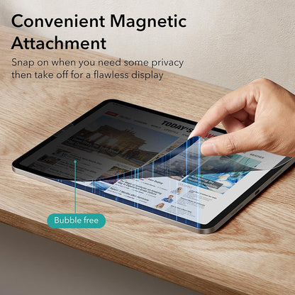 ESR Magnetic Privacy Screen Protector for Apple iPad Air 11 (2025) / Air 11 (2024), Plastic
