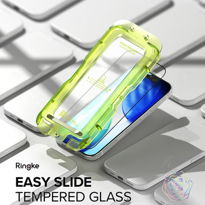 Ringke Easy Slide Screen Protector for Apple iPhone 17 Pro, Tempered Glass, Full Glue, Set of 2 pieces