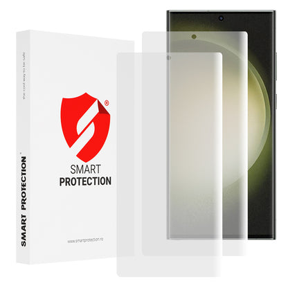 Smart Protection Premium Classic Screen Protector Film for Samsung Galaxy S23 Ultra S918, Plastic, Set of 2 pieces