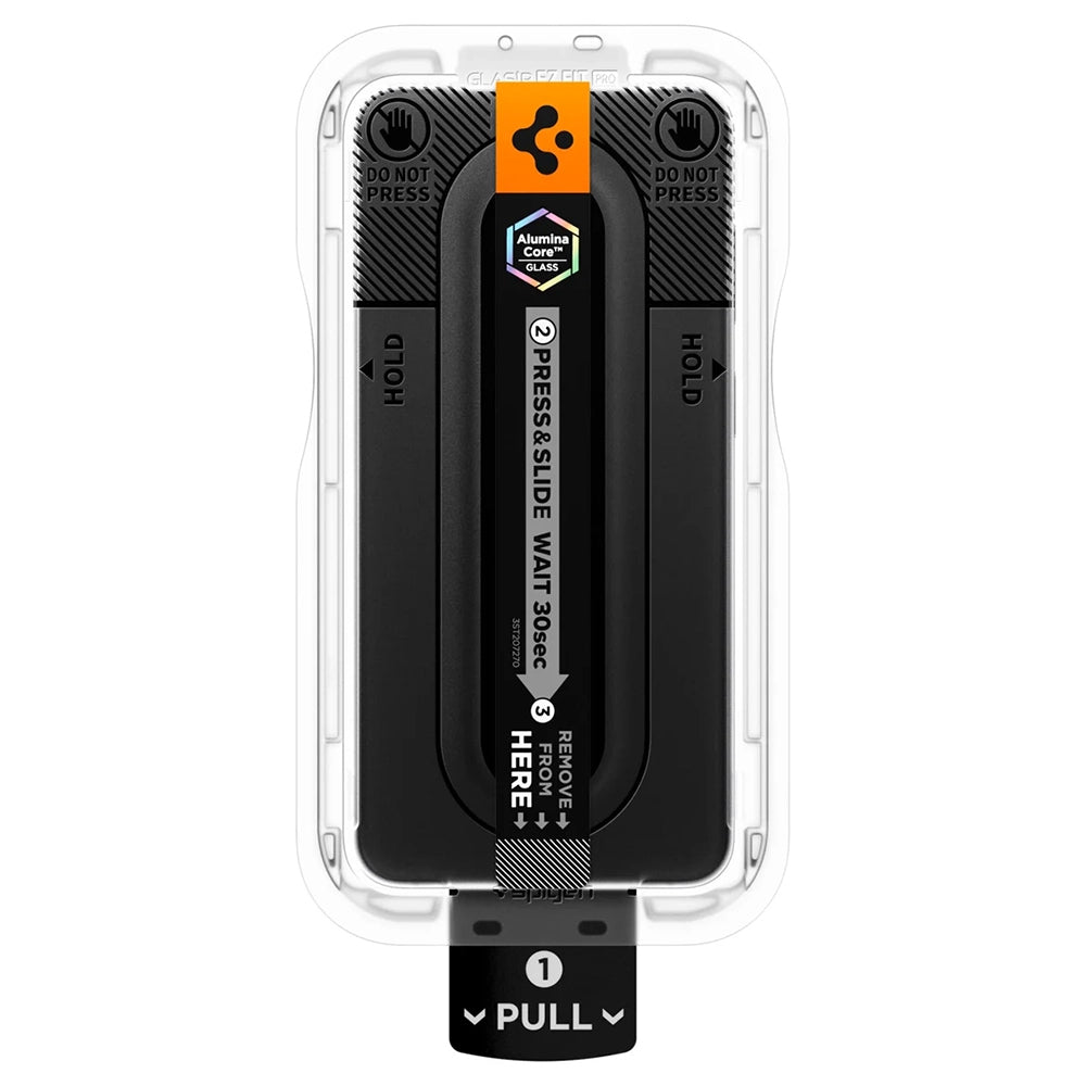 Spigen GlastR EZ FIT Pro HD Screen Protector for Samsung Galaxy S26 FE S741, Tempered Glass, Full Glue AGL11996