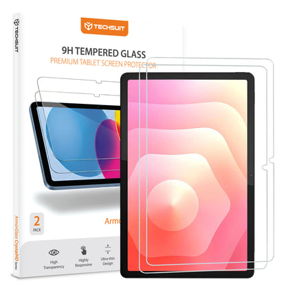 Techsuit ArmorGlass CrystalHD Screen Protector for Samsung Galaxy Tab S11, Tempered Glass, Full Glue, Set of 2 Pieces