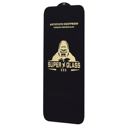 Techsuit Screen Protector for Samsung Galaxy S24 Ultra S928, Tempered Glass, Full Glue, Black