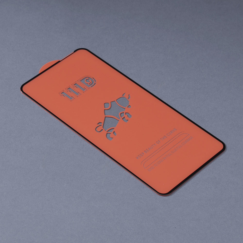 Techsuit Screen Protector Film for Xiaomi Poco M3 Pro 5G / Redmi Note 10 5G, Tempered Glass, Full Glue, 111D, Black