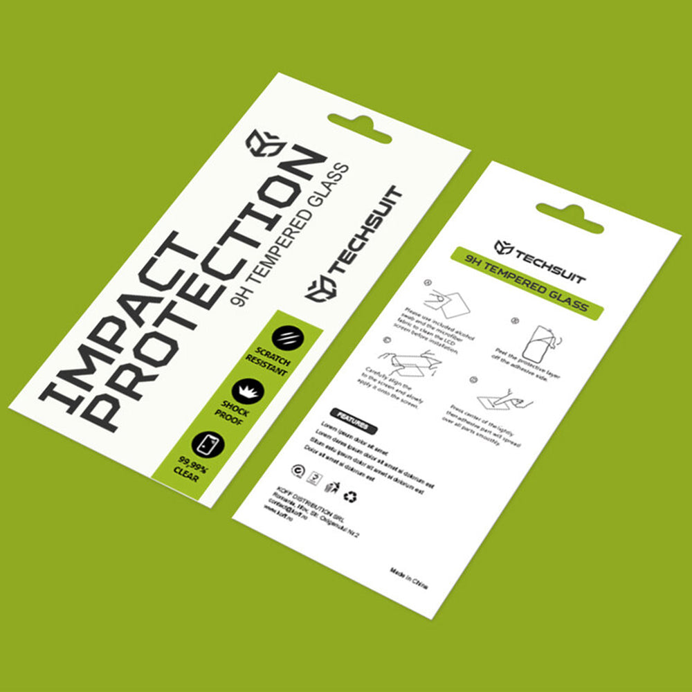 Techsuit Screen Protector for Xiaomi Poco M8 Pro / Redmi Note 15 Pro+ 5G, Tempered Glass, Full Glue, 111D, Black