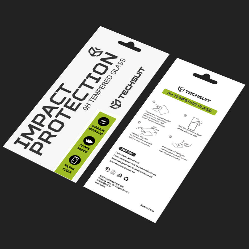 Techsuit Screen Protector Film for Xiaomi Poco X4 Pro 5G / Redmi Note 11 Pro+ 5G, Tempered Glass, Full Glue, 111D, Black