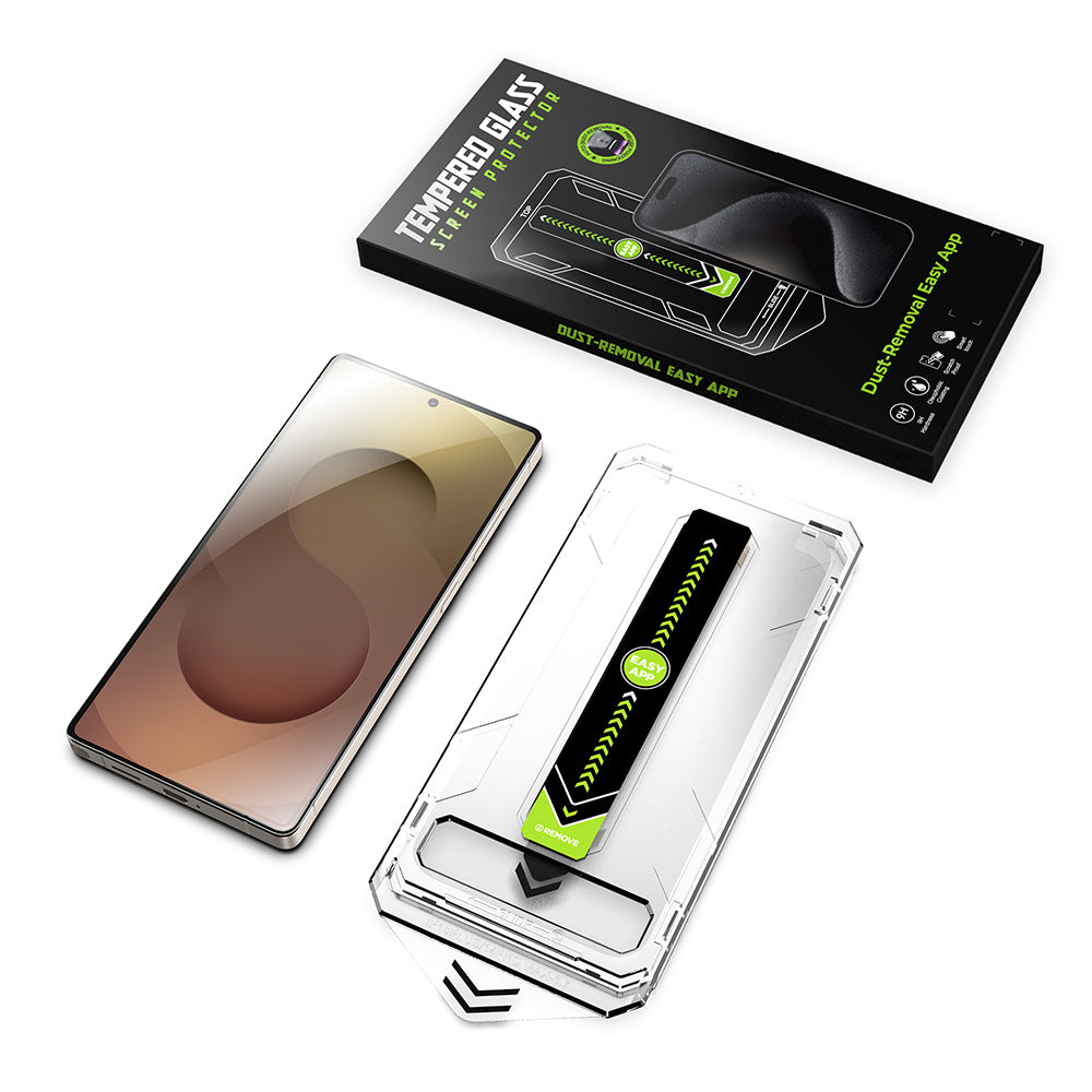 Techsuit TitanGlass CrystalHD Screen Protector for Samsung Galaxy S25+ S936 / S24+ S926, Tempered Glass, Full Glue