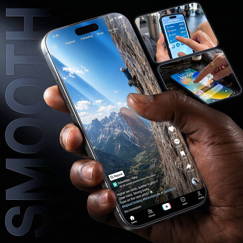 Torras HD Shield Screen Protector for Apple iPhone 18 Pro / 17 Pro, Tempered Glass, Full Glue, Black