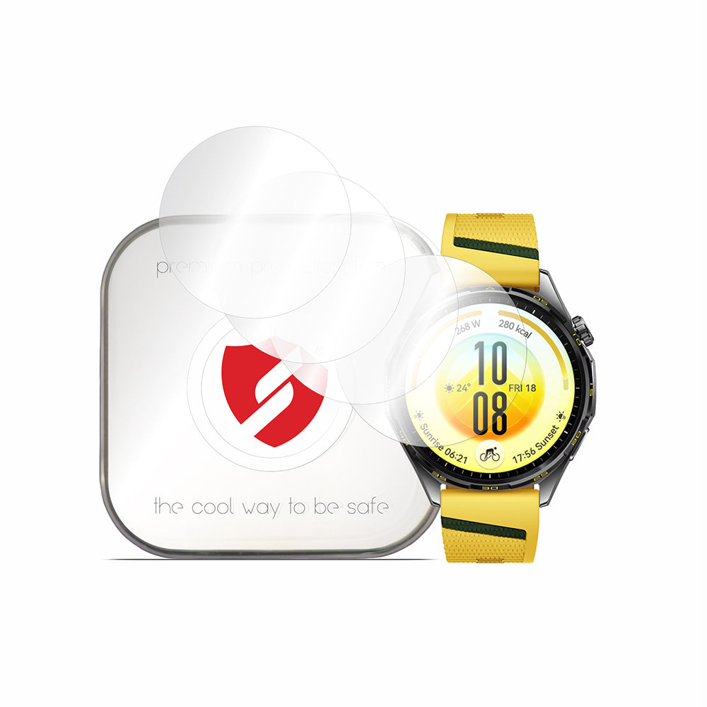 Smart Protection Premium Classic Screen Protector for Huawei Watch GT 7 46mm, Plastic, Set of 4 Pieces