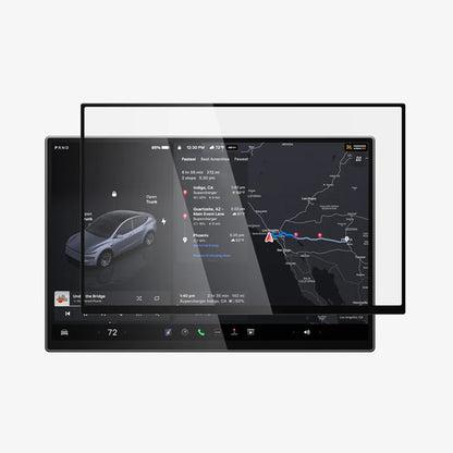 Spigen GlastR EZ FIT Protective Film for Tesla Y 2026 Premium / Performance Navigation, Tempered Glass AGL10820