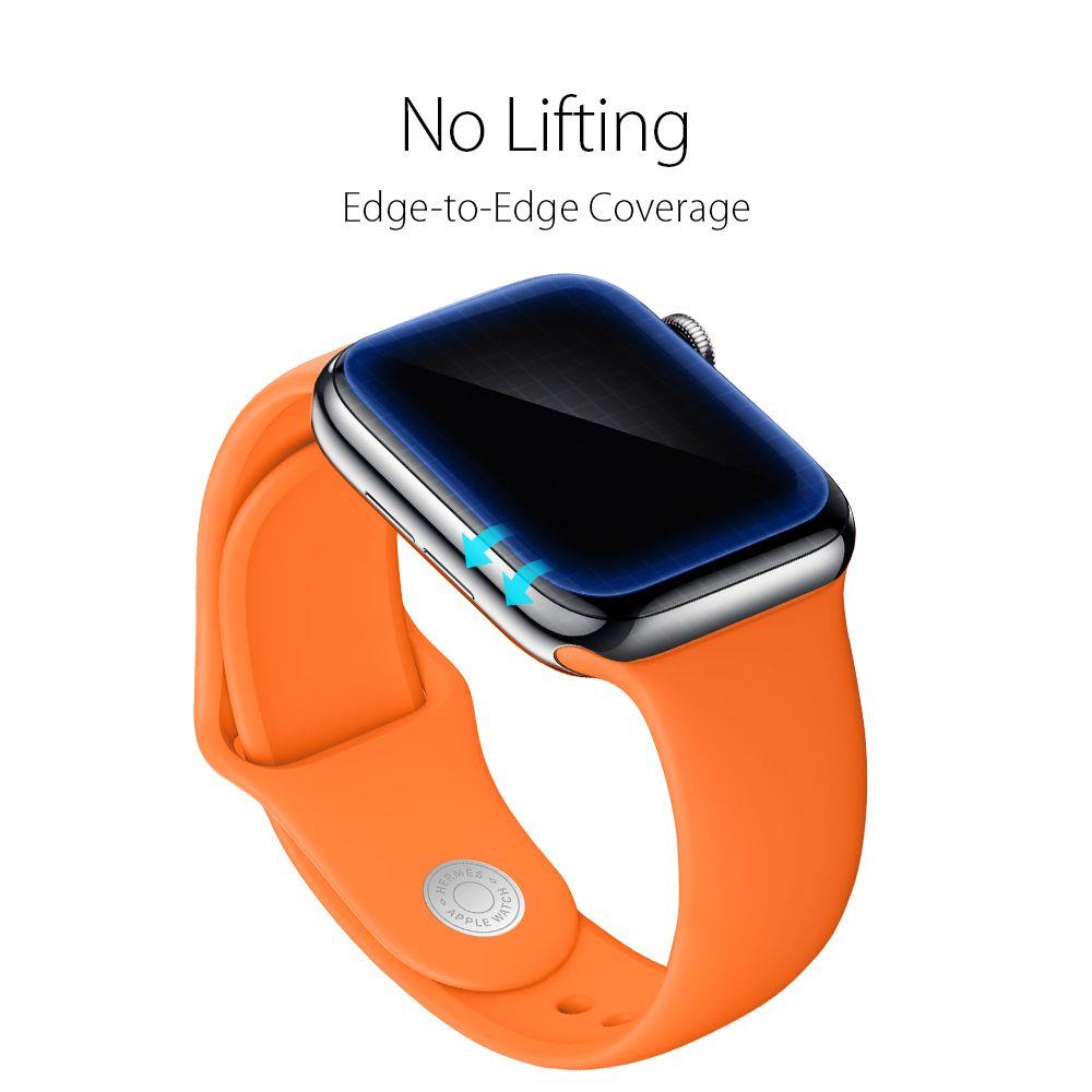 Spigen Neo Flex Protection Film for Apple Watch 41mm / 40mm Series, Set of 3 Pieces, Plastic