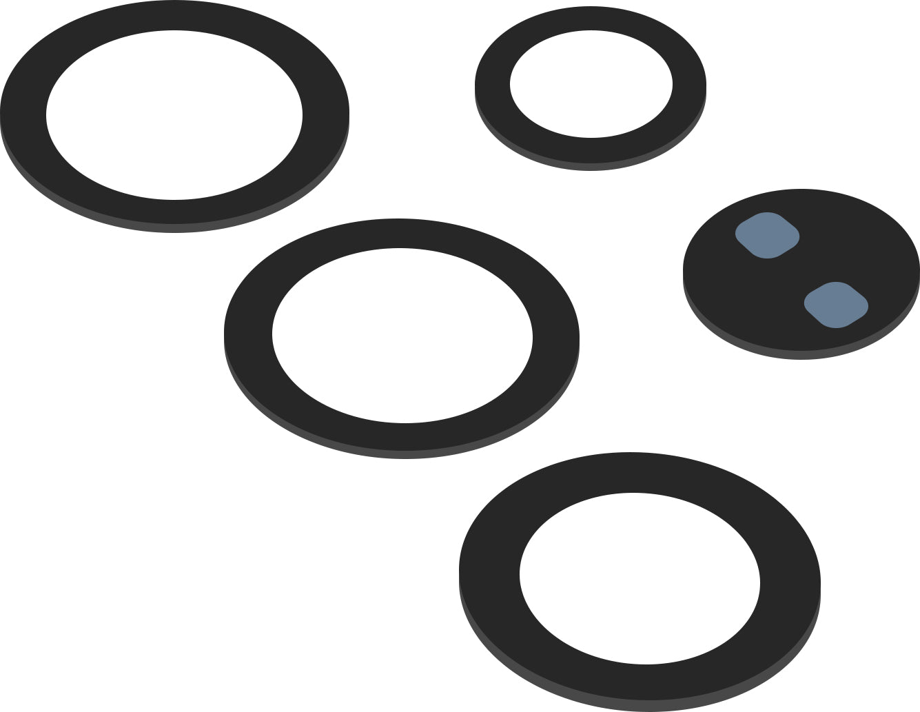 Rear Camera Glass Samsung Galaxy S25 Ultra S938, Laser + Telephoto + Telephoto Periscope + UltraWide + Wide, Black