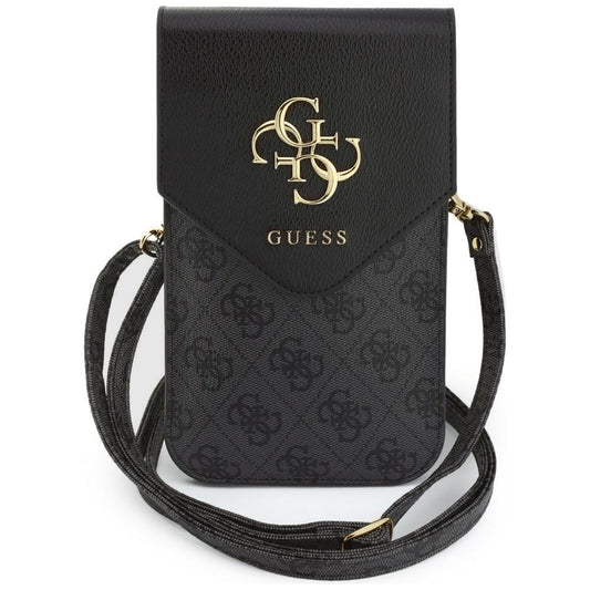 Universal Phone Bag, Guess, 4G Grained Classic Logo, Black