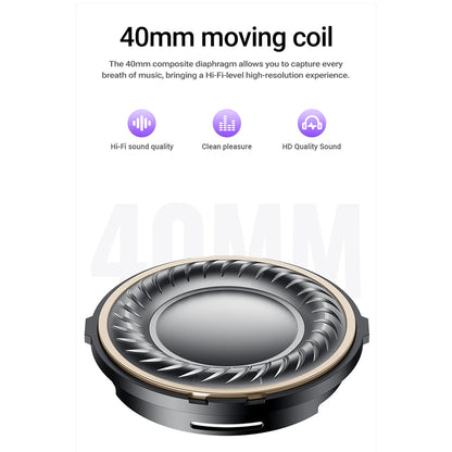 Handsfree Bluetooth Acefast H8, A2DP, ANC, Purple