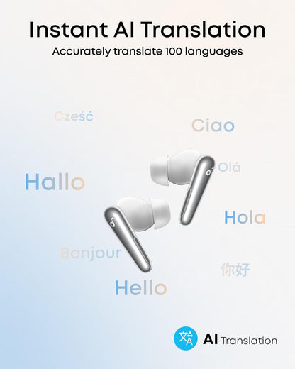 Handsfree Bluetooth Anker Soundcore Liberty 4 Pro, TWS, ANC, White A3954G21