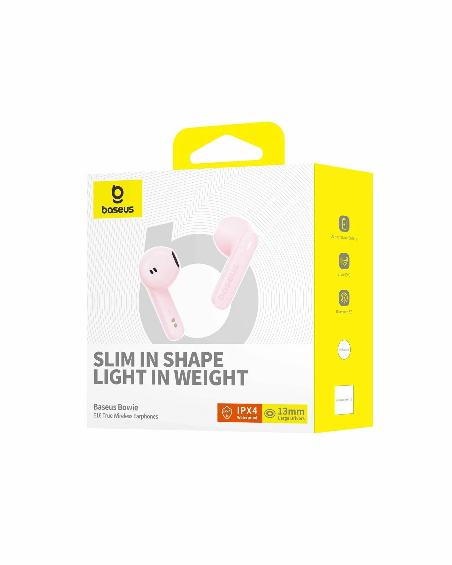 Handsfree Bluetooth Baseus Bowie E16, TWS, Pink A00061900413-01