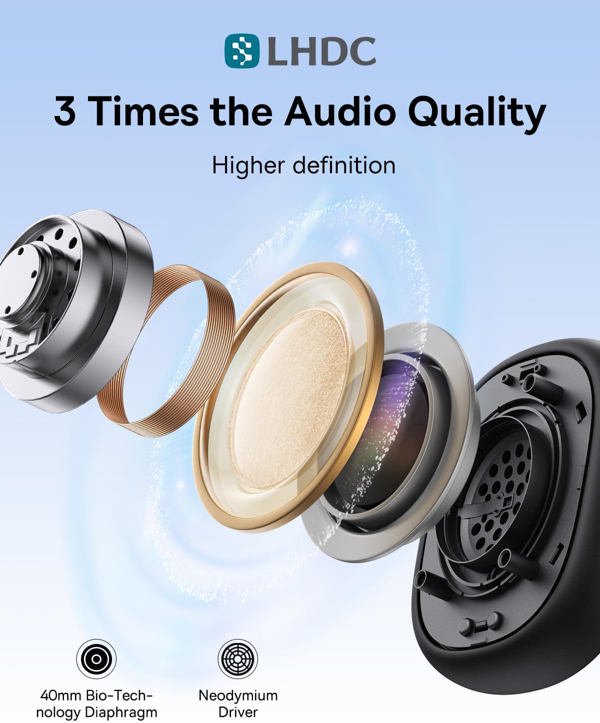 Baseus H1i Bluetooth Handsfree, A2DP, ANC, Black A00050402113-00