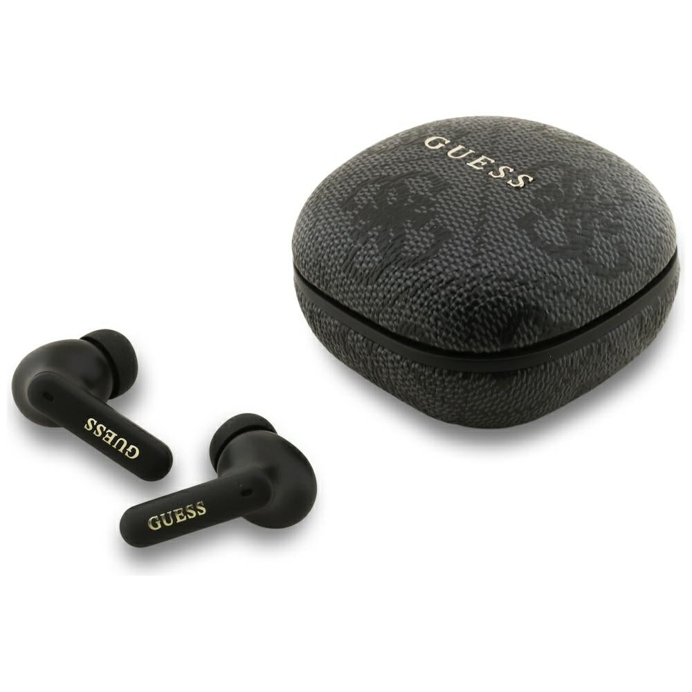 Handsfree Bluetooth Guess 4G Classic Metal Logo, TWS, Black
