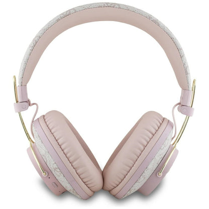 Handsfree Bluetooth Guess 4G Metal Logo, A2DP, Pink