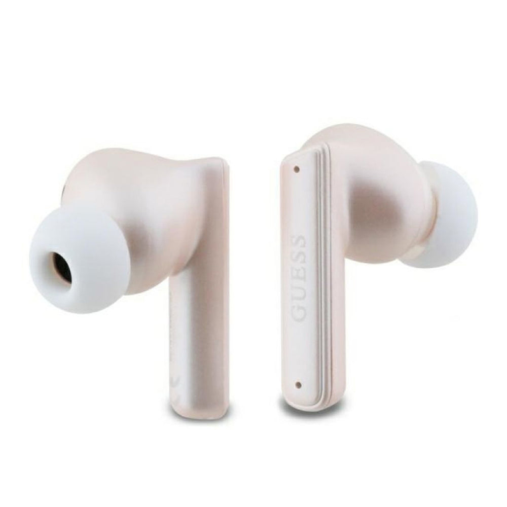 Handsfree Bluetooth Guess Capsule Printed Logo, TWS, ANC, Pink