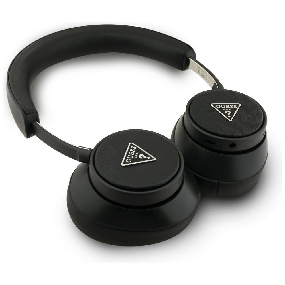 Handsfree Bluetooth Guess Saffiano Triangle Logo, A2DP, Black