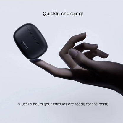 Handsfree Bluetooth HAVIT TW967 Pro, TWS, Black
