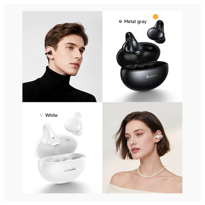 Handsfree Bluetooth HOCO EA8, TWS, White